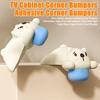 4Pcs Cartoon Animal Furniture Corner Protector Anti-collision Baby Proof Self-adhesive Table Desk Right Angle Sharp Edges Corner Guard Bumper