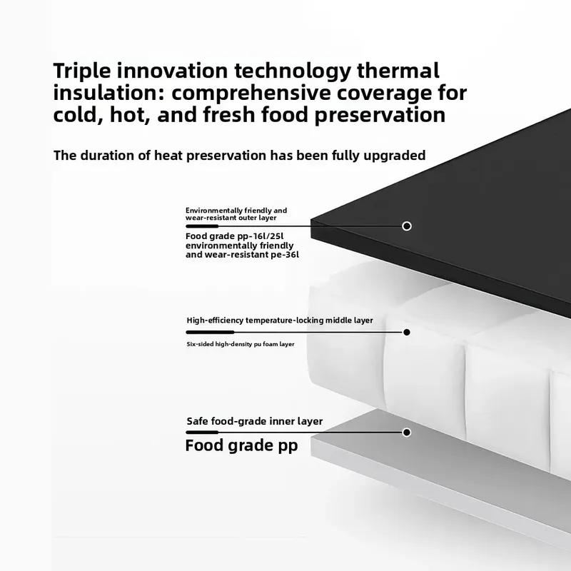 MOUNTAINHIKER Black Knight Portable Refrigerator for Outdoor Camping And Fishing - Food Preservation And Car Storage Solution