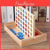 Wooden 4 Chess Connected Line Game Board Children Puzzle Toy For Indoor And Outdoor Activities