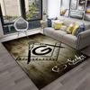 Masonic Freemasonry Illuminati Ring Carpet Rug for Home Living Room Bedroom Sofa Doormat Decor,Kid Area Rug Non-slip Floor Mat