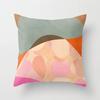 Декоративная наволочка для подушки Home Чехлы для подушек 45*45 nordic 40*40 40x40см 50x50см Morandi shape геометрический абстрактный детский бархат
