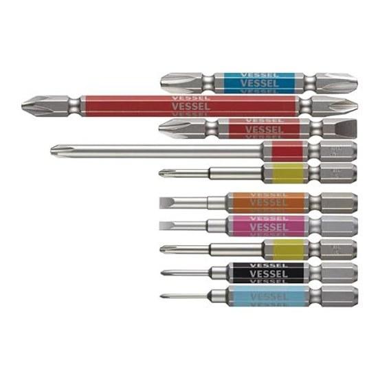 Gosai Bit Set 10 Pieces (Precision Bits +00 +0 +1 -3 -4 Plus Minus Double-Ended +2 -6 +3 Single-Ended +2)