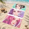 Kpop demon hunters Microfiber Beach Towel Quick Dry Sand Free Lightweight Beach Towels for Travel Swimming Camping