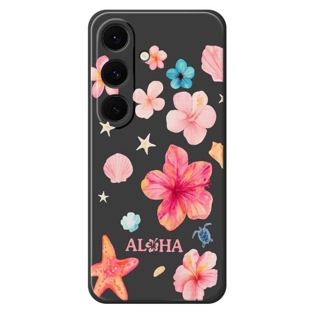 Для Samsung Galaxy S25 FE Чехол Цветочный узор Печать Прямой край ТПУ Задняя крышка для телефона
