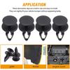 20-100Pcs Car Bumpers Clip Plastic Push Rivet Trim Clips Auto Clips Plastic Rivets for Ford Wheel Arch Linings Mudguard Buckles