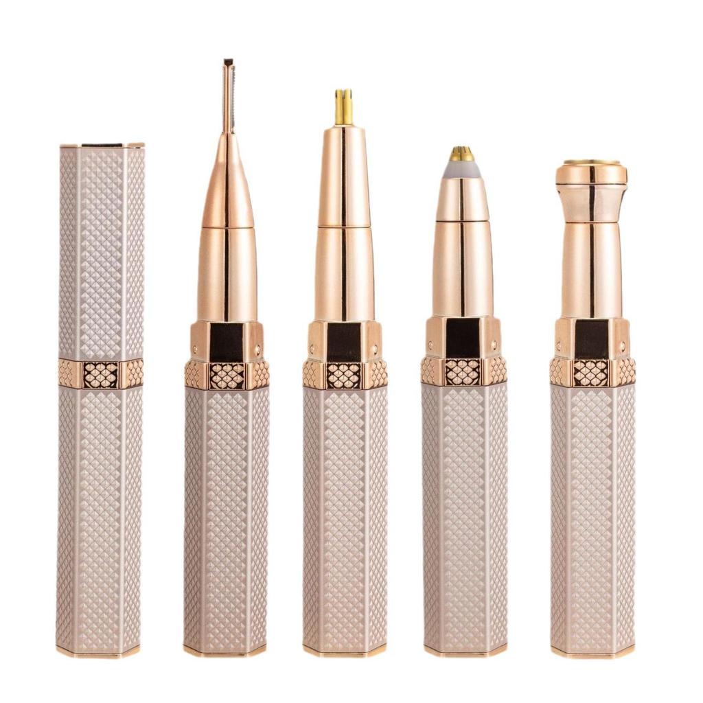 Электрический прибор для удаления волос для женщин: Лицо, губы, нос, подмышки и интимные зоны с мини-триммером для бровей