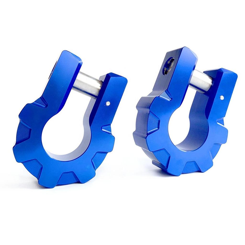 Aluminum Shackles 3/4 D-rings Shackle Rugged 8 Ton (68000 Lbs) Capacity Securely Connect Tow Strap or Winch Rope for Bumper