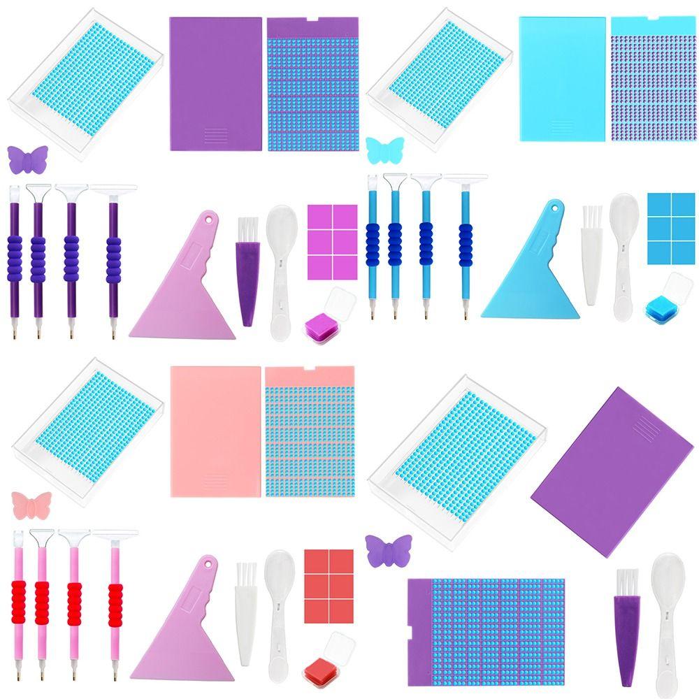 Лоток для алмазной живописи с вышивкой, лоток для сортировки бисера большой емкости для 5D алмазной живописи