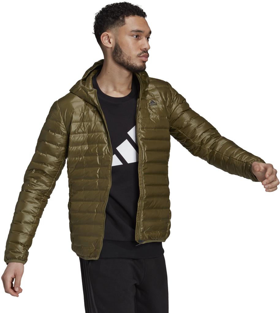 Adidas Varilite Down Hooded Jacket Men focus olive (GT9222)