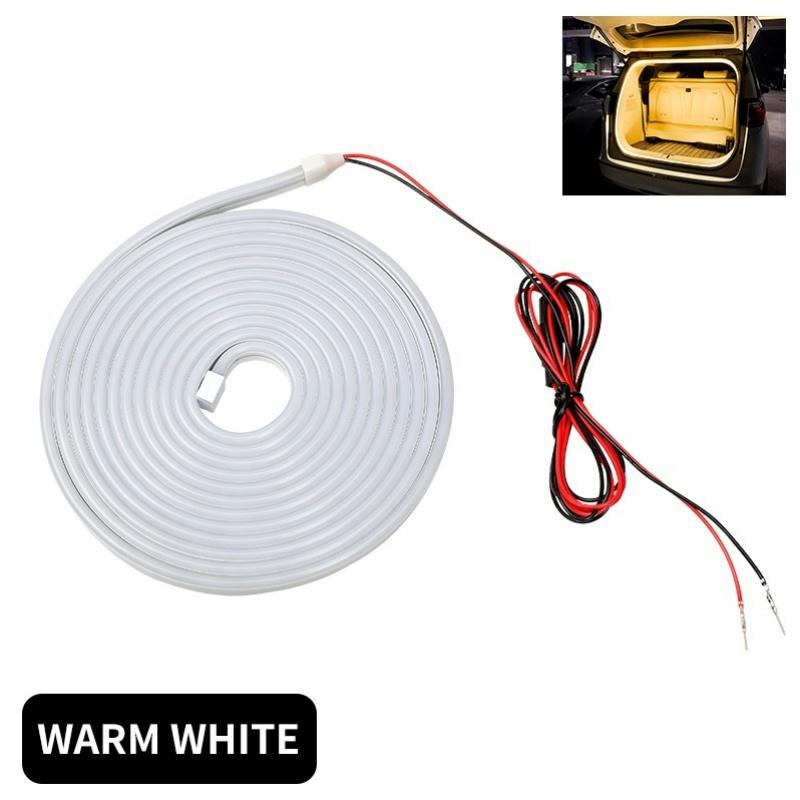 Гибкая светодиодная лента для эмбиентной подсветки 2/4 м, подсветка салона автомобиля, лампа для чтения, автоматический датчик света