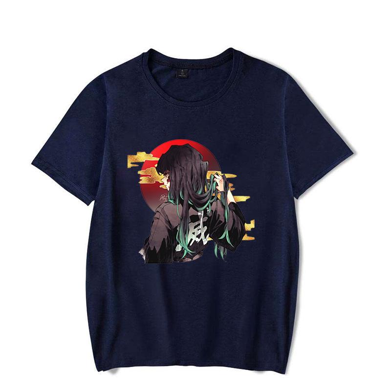 New Anime Tokitou Muichirou T-Shirt Men Women T Shirt Cosplay Clothes Streetwear Tee Shirt Plus Size Tops