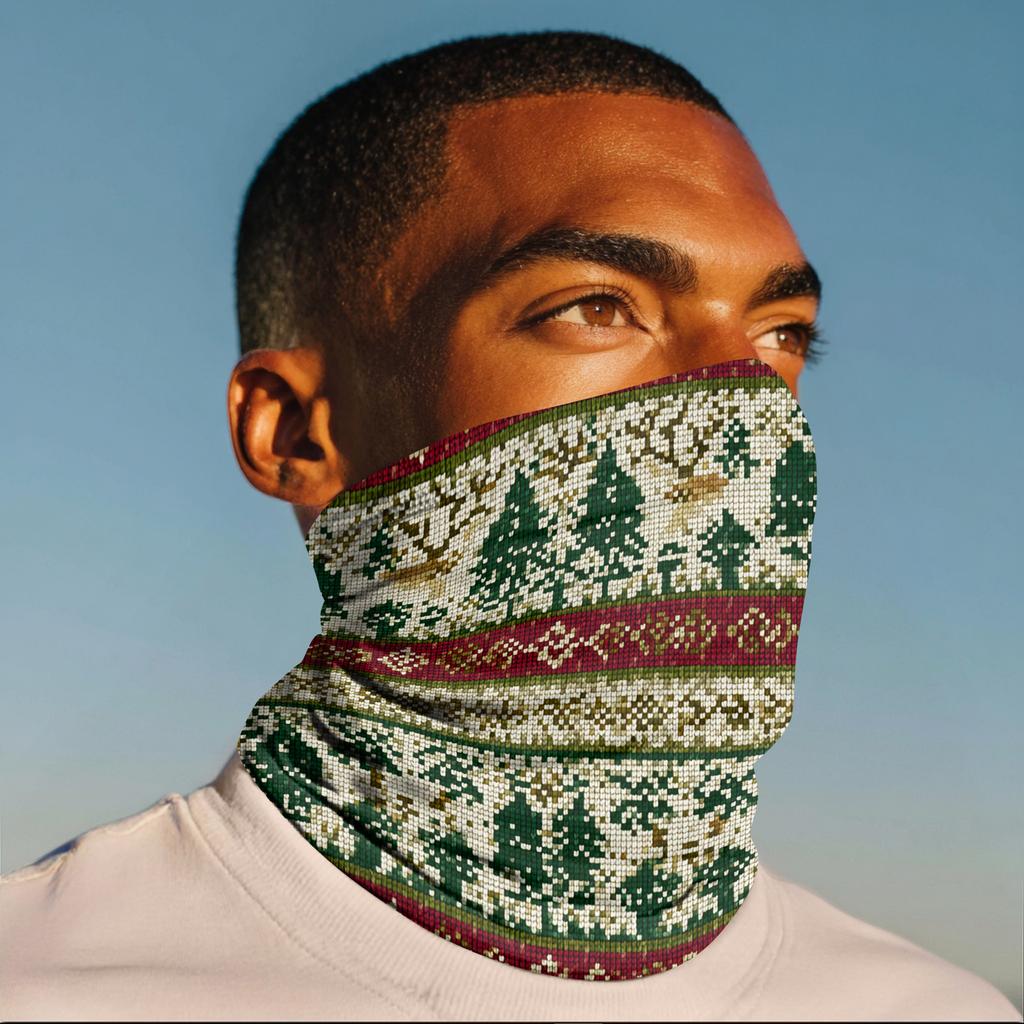 Уличная велосипедная маска Модный принт Бандана Шарф для шеи