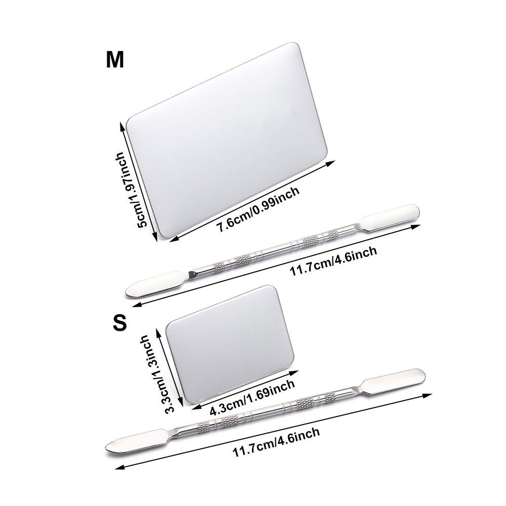 Painting Palette Foundation Mixing Pigment Holder Nail Display Stand Nail Art Plate Agate Palette