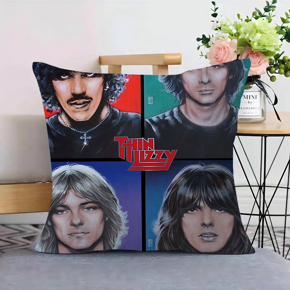 Classic Rapper Thin Lizzy Band Personalized Picture Text Home Decorative Pillows Household Gifts xcm
