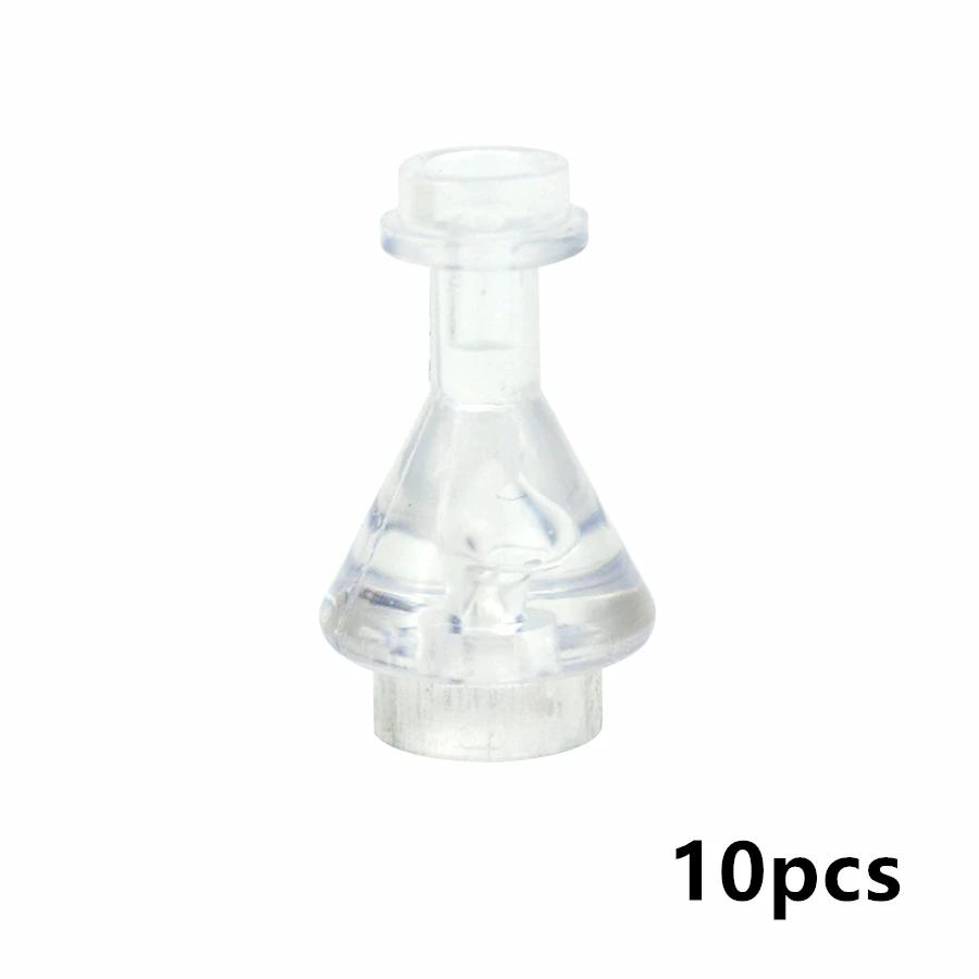 10 Pieces Transparent Wine bottle Pharmacy Flask Toysets Matches 93549 Creating Block DIY Building Assembly Learning Toy Ideal For Little Ones Gift