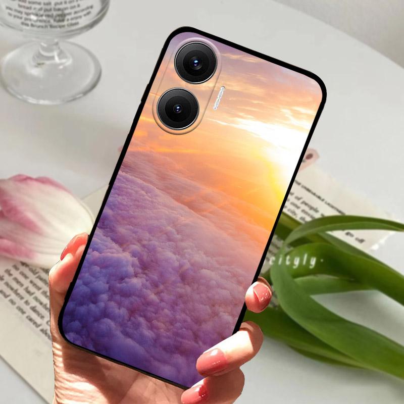 Чехол для POCO F7 Модный Силиконовый ТПУ Задняя Крышка Для Xiaomi Poco F7 F 7 5G Чехол для Телефона Мягкая Защитная Оболочка Capa Coque Fundas