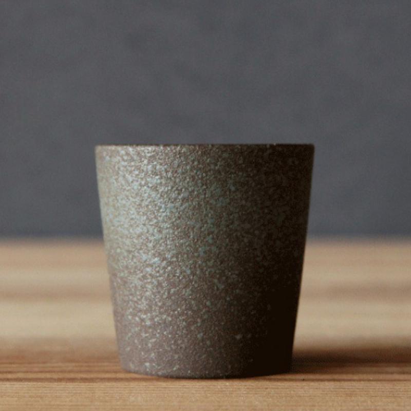 Coarse Pottery Kiln Transformed Into Tea Cups Imitation Wood Fired Pottery Japanese Style Mug Tea Set Accessories