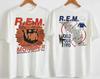 Футболка R.E.M. Monster World Tour 1995 Подарок для фаната Белая Все размеры Футболка VC1176 Унисекс Футболка