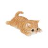 Ubia Prone Brown Tabby Cat X X Doll Garden Magnet, 11.4 6.4 4.2 Cm, Figurine, Ornament, Animal, Decor, Cat, H20299-1