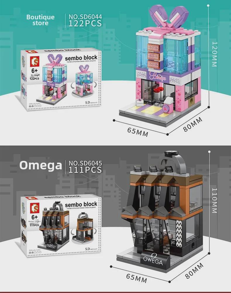 Мини-конструкторы Semper Street View: Совместимая с Lego игрушка для детей 6-16 лет