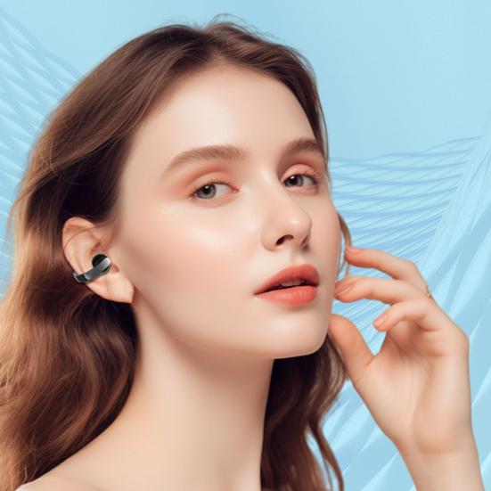 1 шт. Bluetooth-совместимые беспроводные наушники IPX5 Водонепроницаемые стереозвуковые шумоподавляющие спортивные наушники-клипсы для ушей