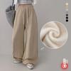 The Pink Kahi Fleece Side Pintuck String Wide Training Pants