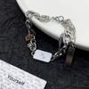 Layer Fashionable Double Titanium Steel Bracelet Minimalist Hipster Accessory Gifting For