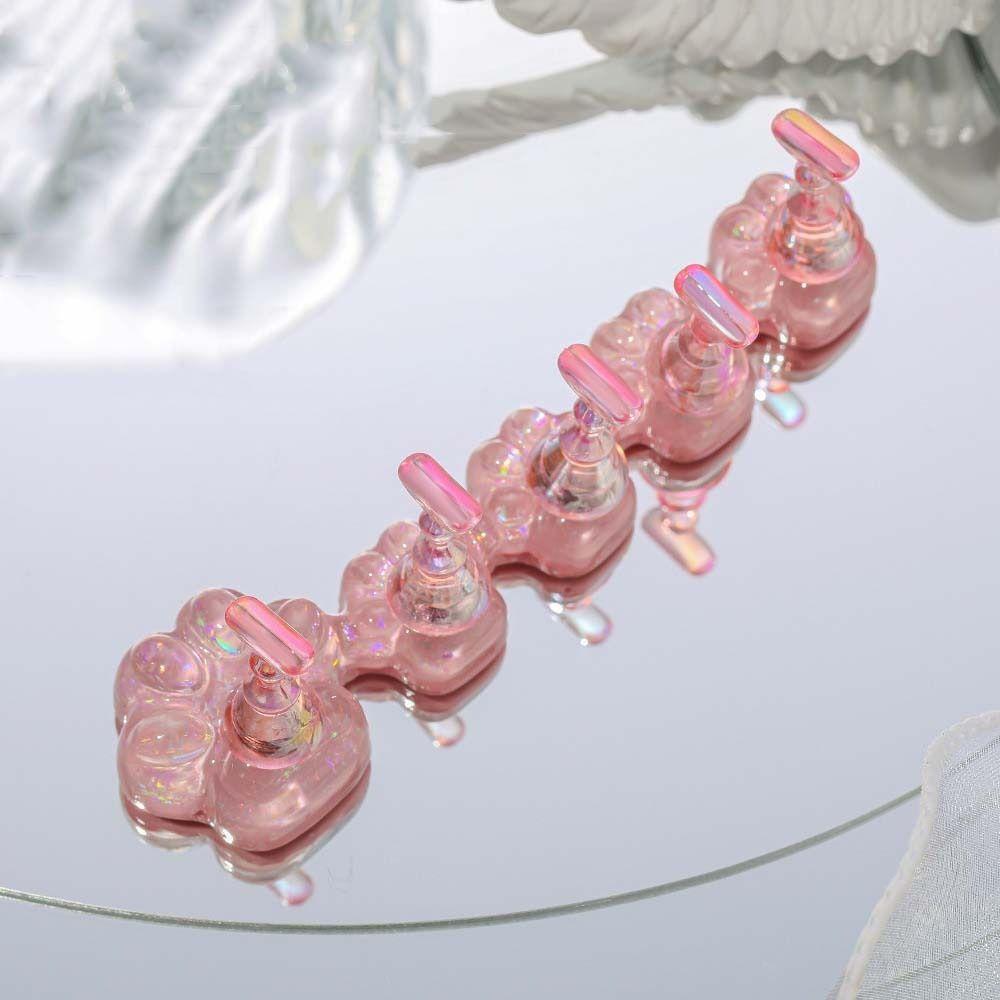 Nail Art Display Tool Cat Claw Nail Display Stand Nail Art Practice Fake Nail Tips Training Display Aurora Nail Tip Base Holder