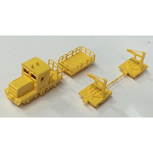 Greenmax N Gauge 2528 Предварительно окрашенная путевая машина (желтый)