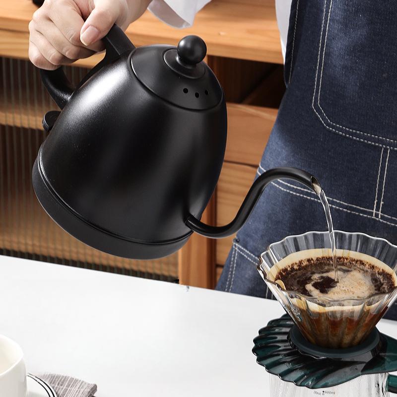 Stainlesss Steel Electric Kettle Hand Drip Coffee Thin 800ml Long Mouth Gooseneck Water Cooker Boiler Boiling Tea Pot Heater