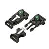10PCS Plastic Whistle Quick Release Buckle Flint Fire Starter for Paracord Bracelet Outdoor Camping Emergency