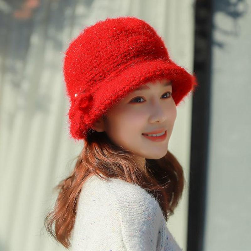 Вязаная шапка для женщин на осень и зиму. Модная и универсальная. Толстая и мягкая вязаная шапка. Теплая шапка рыбака.