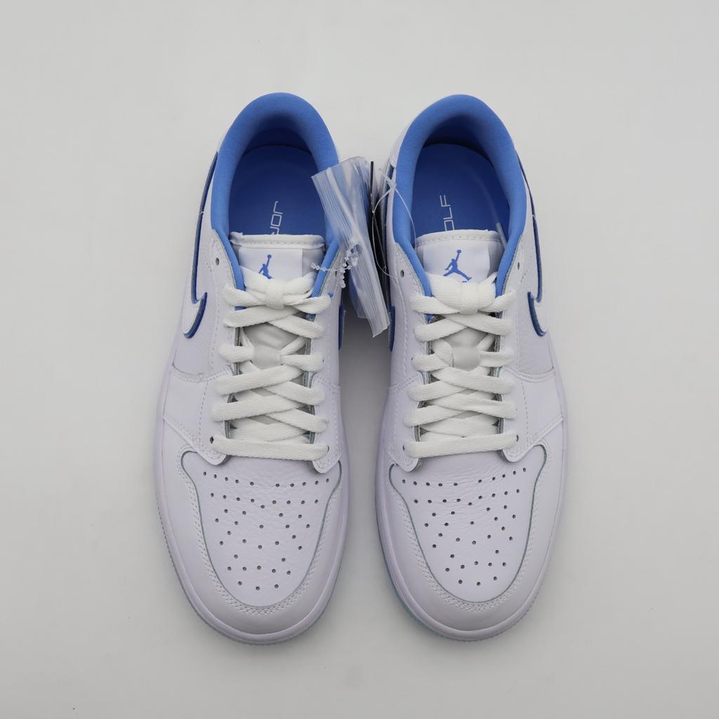 DD9315-118 Nike Air Jordan 1 Low Golf Белый Голубой Оттенок Легендарный Синий (Мужской)