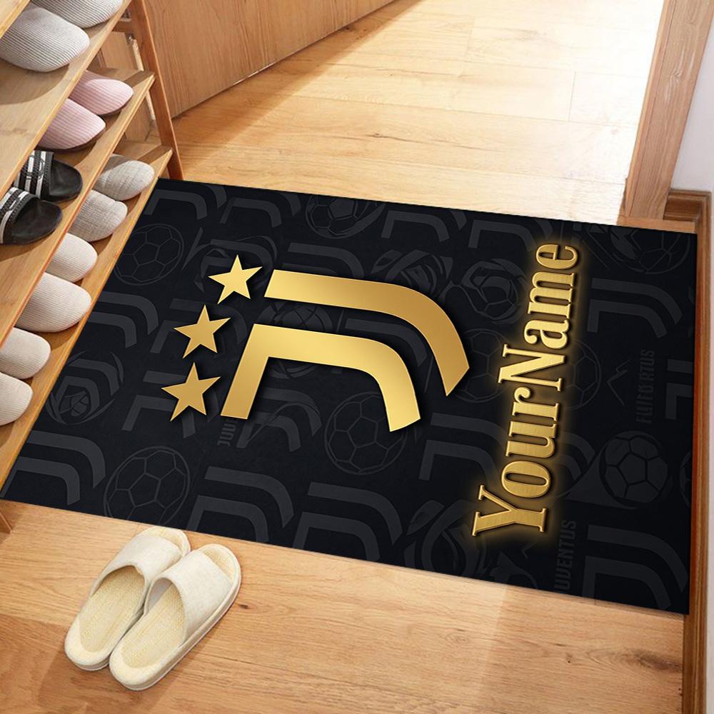 Juventus Personalized Name Area Rug Design for Balcony Foyer Decorate room Dormitory Antislip Carpet Office home decor