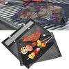 BBQ Grill Mesh Bag, Reusable Non-stick Barbecue Baking Isolation Pad, Outdoor Picnic Camping Kitchen Tools, Barbeque Accessories