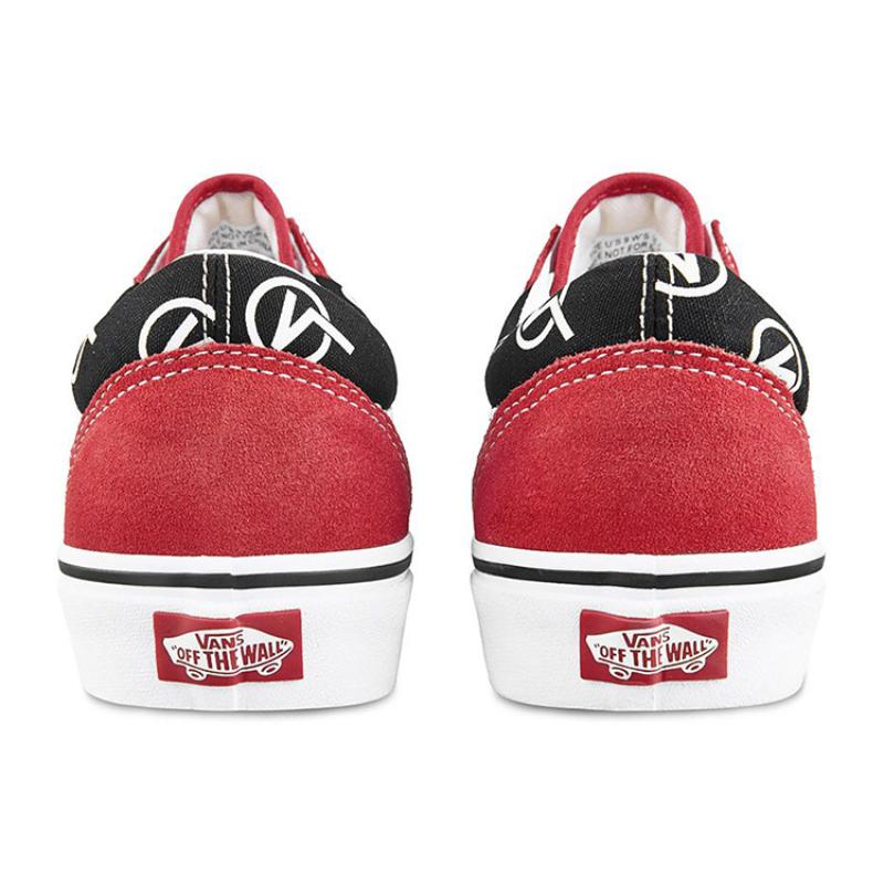 Vans Old Skool Vlogo 'Черный Красный' Vans VN0A4U3B17B