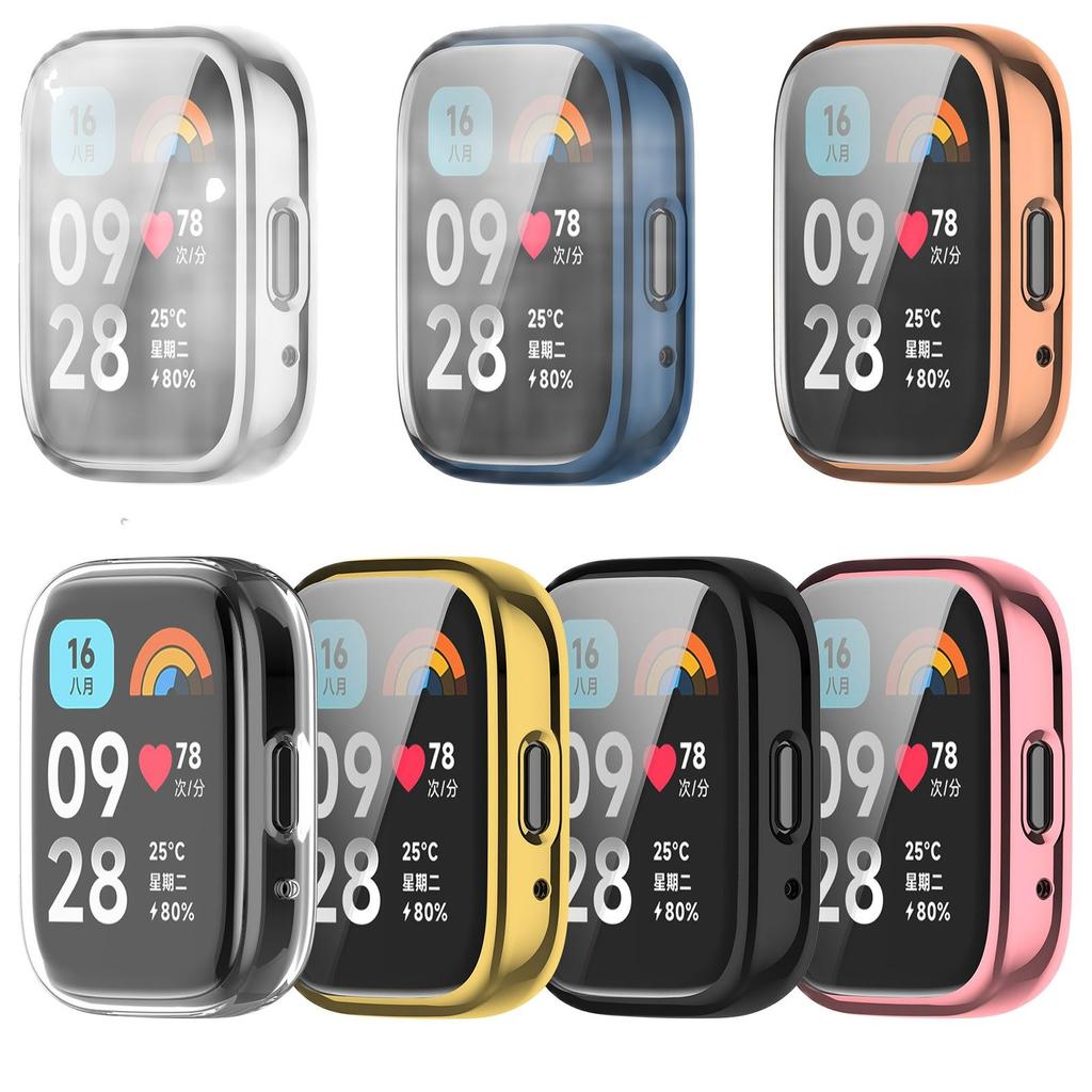 Силиконовый защитный чехол для Redmi Watch 3 Active ТПУ Защита экрана для Redmi watch3 lite Чехол Аксессуары Чехол-накладка