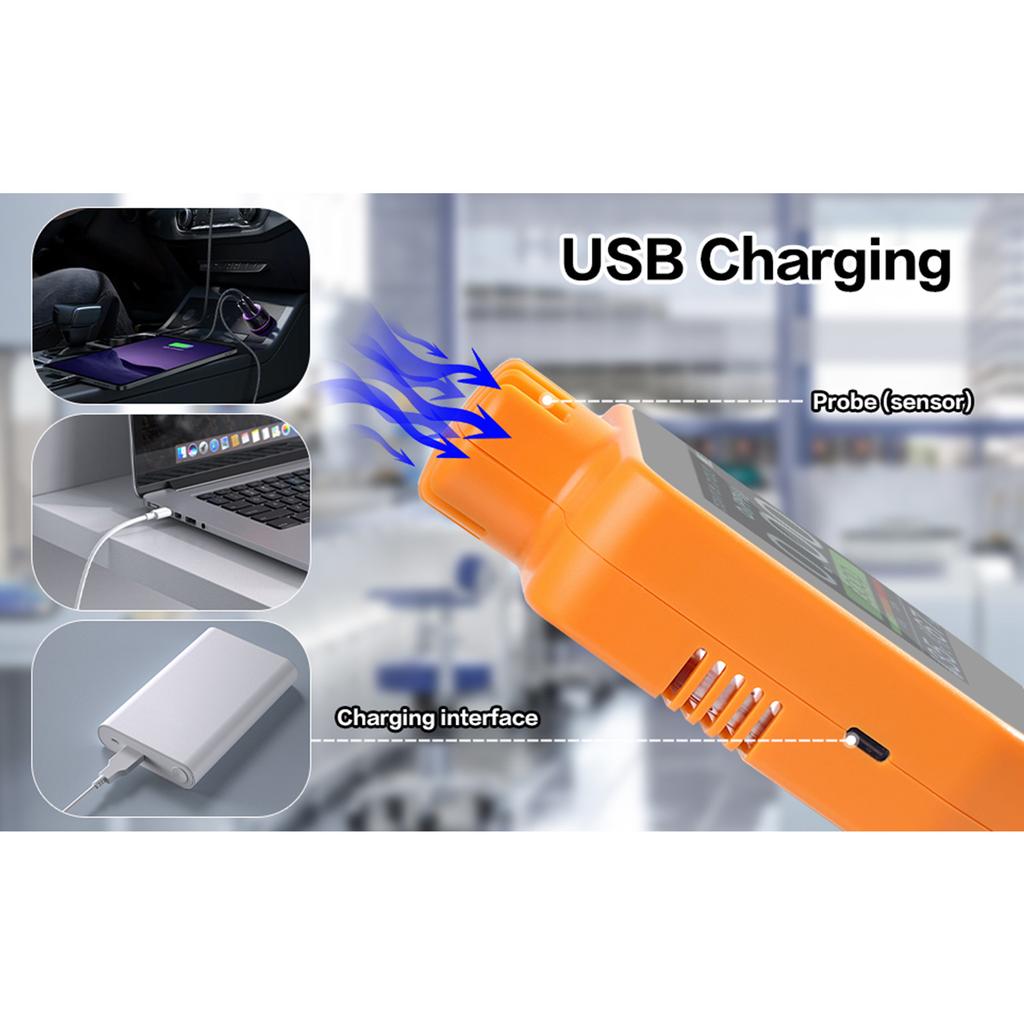 Детектор озона O3 Анализатор Портативный наружный измеритель качества воздуха в помещении Многофункциональный анализатор качества воздуха