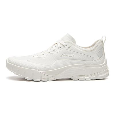 Li Ning Sandstone Спортивные Удобные Амортизирующие Износостойкие Низкие Повседневные Кроссовки Женские Меловой-Серый AGCW114-1