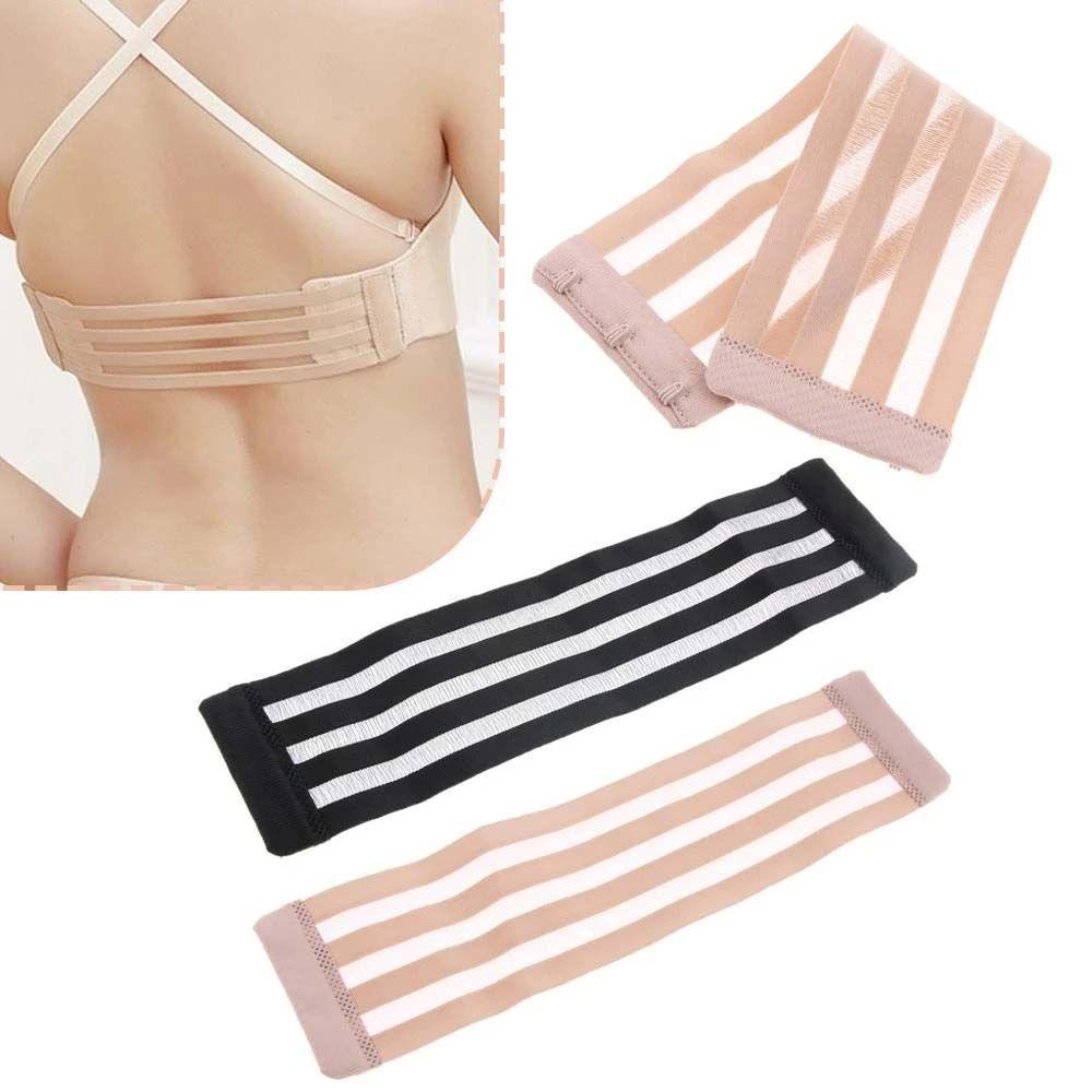 Women Elastic Band Transparent Bra Strap Bra Accessories Extender Shoulder Strap Entension Buckle