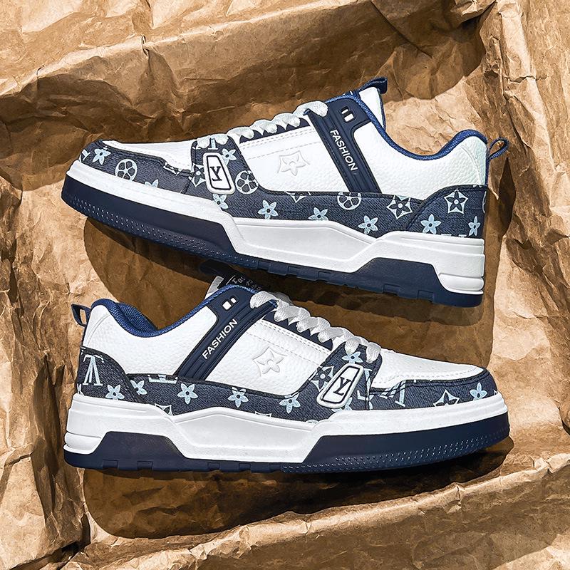 «Мужские универсальные корейские модные белые кроссовки — удобная, модная, повседневная спортивная обувь на толстой подошве»