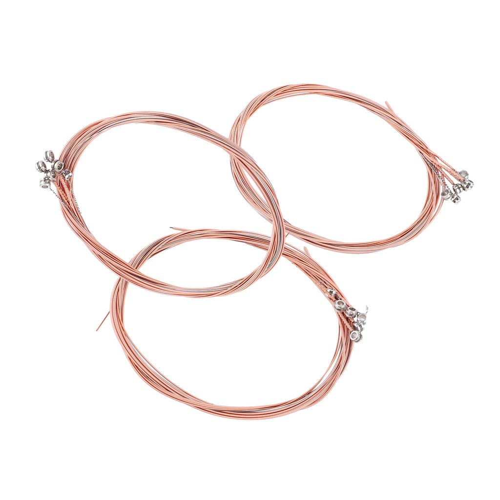 3Set Universal Steel Acoustic Folk Guitar Strings Replacement Musical Instrument Accessories3Set