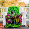 Customizable Rick and Morty Throw Blanket – Personalized Name, All-Season Cozy Snug Blanket, Machine Washable, Personalized Blanket