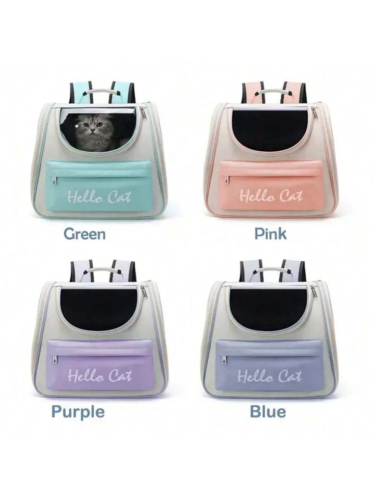 Сумки-переноски для кошек, ветрозащитный рюкзак для путешествий на открытом воздухе для кошек, маленьких собак, транспортная сумка, рюкзак-переноска для кошек с подушкой