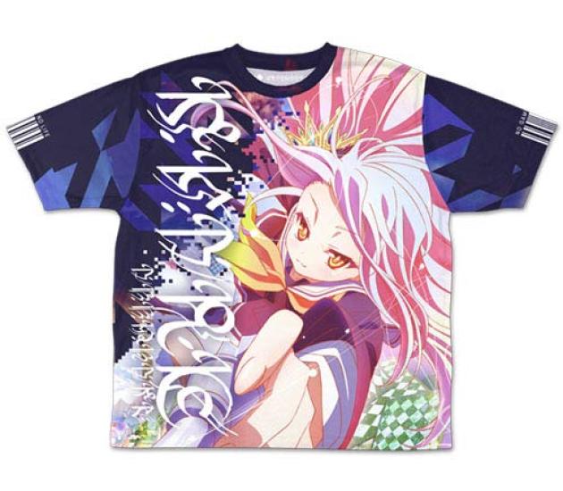 No Game No Life Белая крутая футболка с полной графикой L