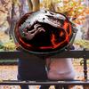 1 шт. Зонт-трость с рисунком дракона и динозавра, портативный складной зонт, железный каркас, структура из спиц, уличный домашний зонт