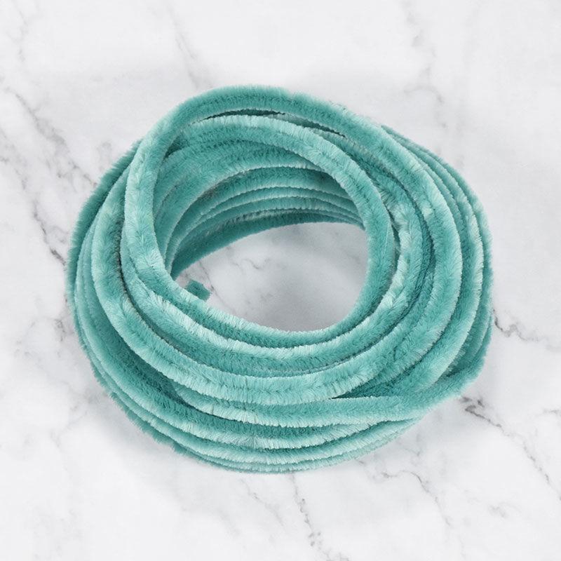 1,5 м бархатные цветы твист-палочка имитация бархата синели стебель полоса красочная мягкая бархатная твист-проволока