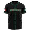 Mexico baseball team element print summer v-neck button-down baseball jersey