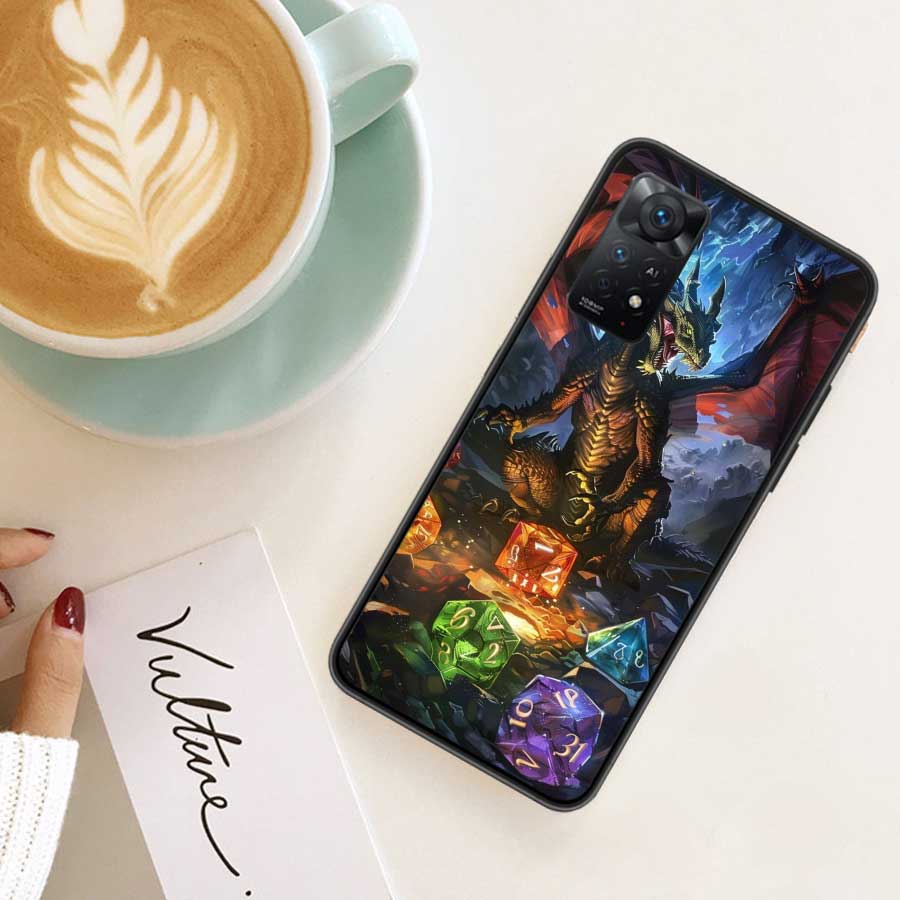 Игровой D-Dungeons D-Dragons D-DND Чехол для телефона Для Redmi 14C 12 12C Note 14S 13 14 Pro Plus K80 Pro 10 10A 10C 9 9A 9C 9T 8 8A TPU C