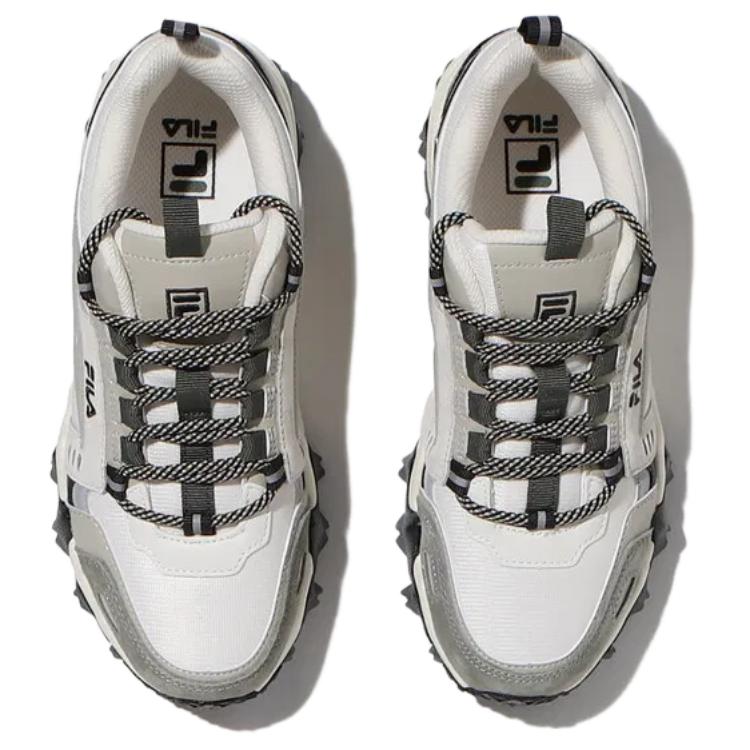 Fila Occiment TR V2 Удобные Модные Прочные Низкие Повседневные Кроссовки Унисекс Белый Серый 1JM02571G-067